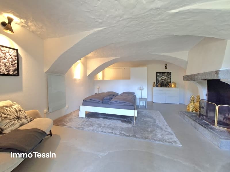 Architektur  Ästhetik  Design-Rustico mit Terrassen und Blick auf den Lago Maggiore 5