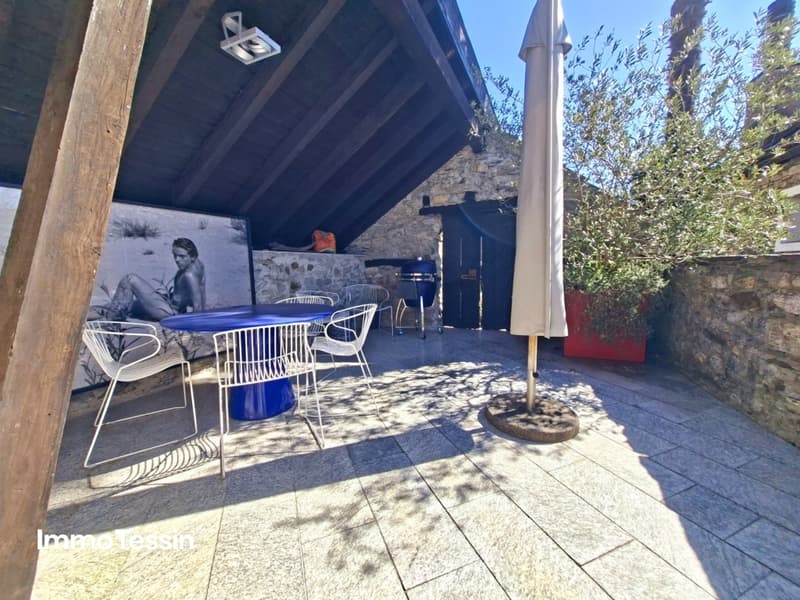 Architektur  Ästhetik  Design-Rustico mit Terrassen und Blick auf den Lago Maggiore 19