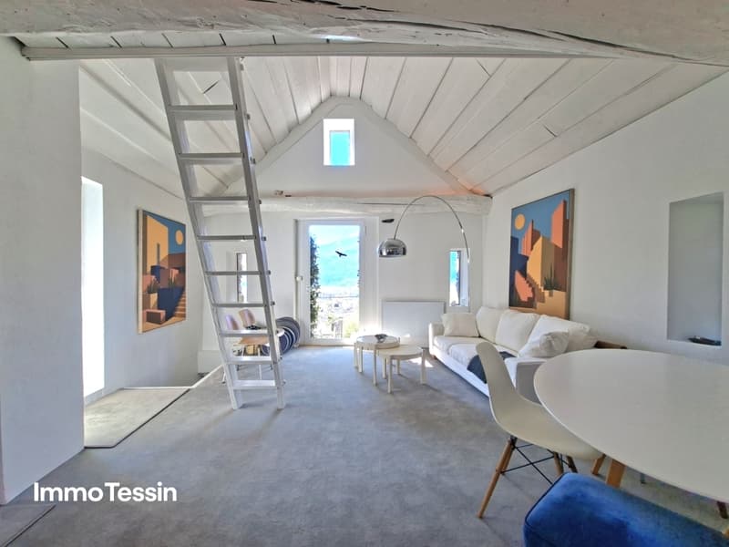Architektur  Ästhetik  Design-Rustico mit Terrassen und Blick auf den Lago Maggiore 17