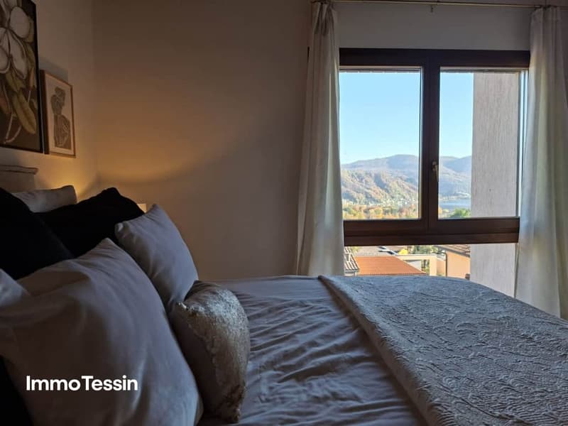 Grosszügiges Einfamilienhaus mit traumhafter Seesicht, ruhiger Lage und Nähe zum Golfplatz Lugano-Magliaso 10