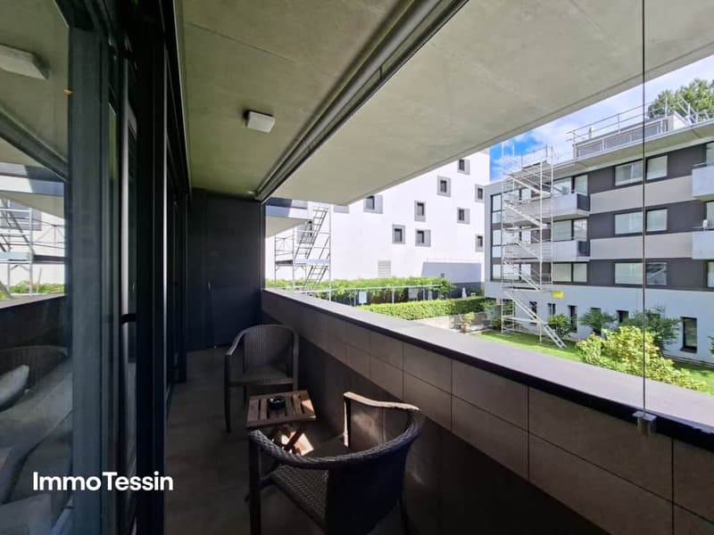 Praktische und luxuriöse 3.5-Zimmer-Wohnung mit Balkon im Herzen von Locarno 150 Meter vom See 2