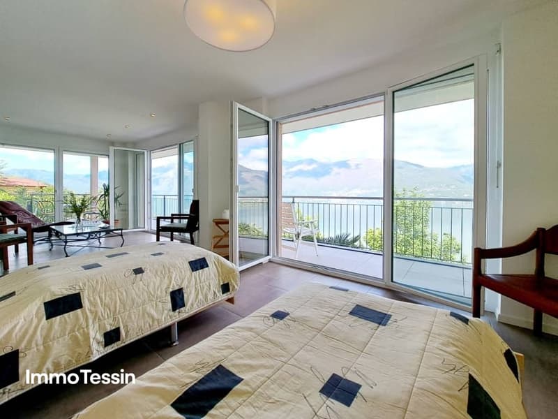 Der Lago Maggiore so weit das Auge reicht Modernes Haus mit hochwertiger Ausstattung 14