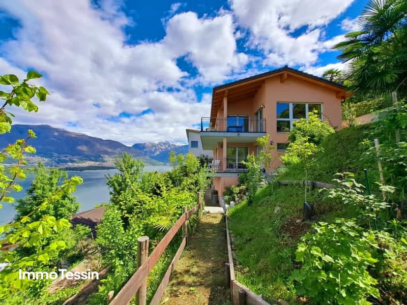 Der Lago Maggiore so weit das Auge reicht Modernes Haus mit hochwertiger Ausstattung 20