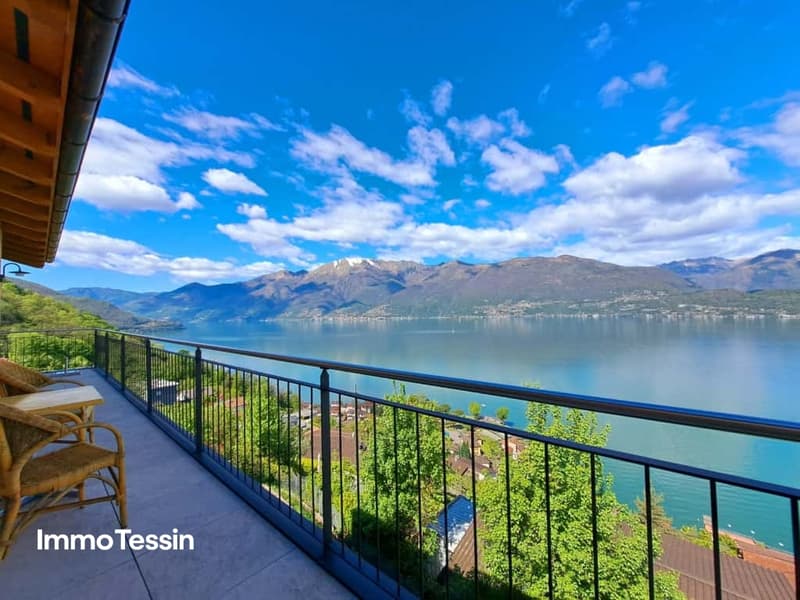 Der Lago Maggiore so weit das Auge reicht Modernes Haus mit hochwertiger Ausstattung 2