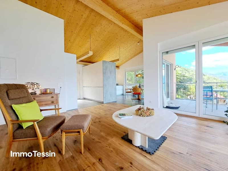 Der Lago Maggiore so weit das Auge reicht Modernes Haus mit hochwertiger Ausstattung 8