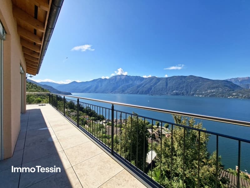 Der Lago Maggiore so weit das Auge reicht  Modernes Haus mit hochwertiger Ausstattung 101