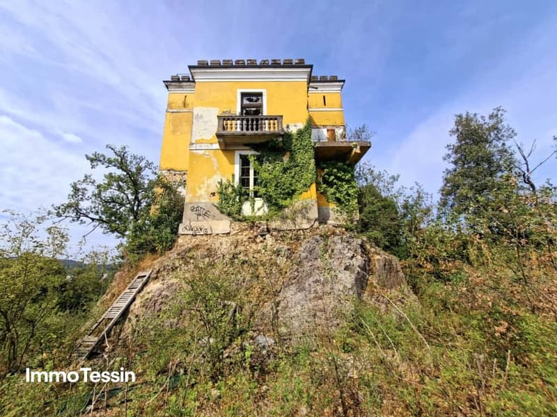 Villa Quisisana das vergessene Schloss über Stabio 19