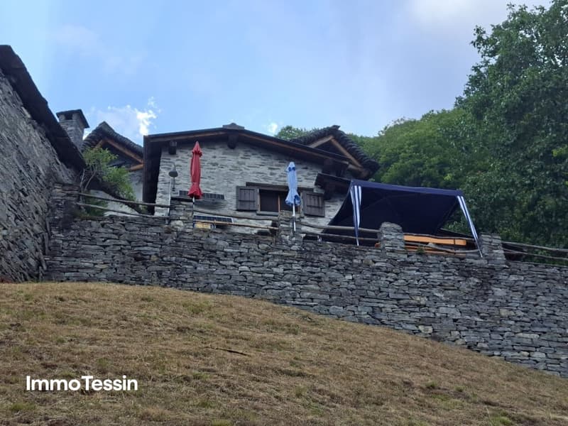 Charaktervolles Rustico in spektakulärer Aussichtslage auf einer authentischen Tessiner Alp im oberen Maggiatal 3