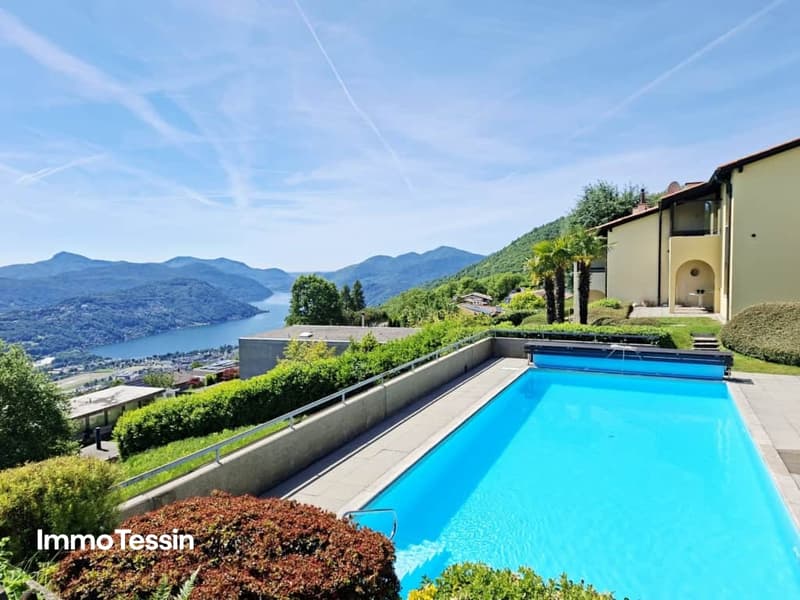Charmante Wohnung mit Sicht auf den Lago di Lugano 1