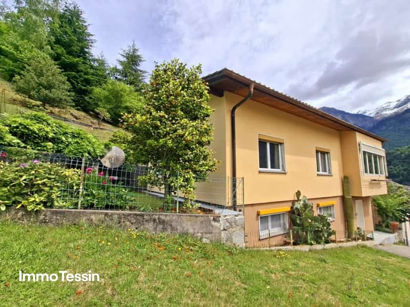 Sonniges Haus mit grossem Aussenbereich zwischen Bellinzona und dem Lukmanier Pass 20