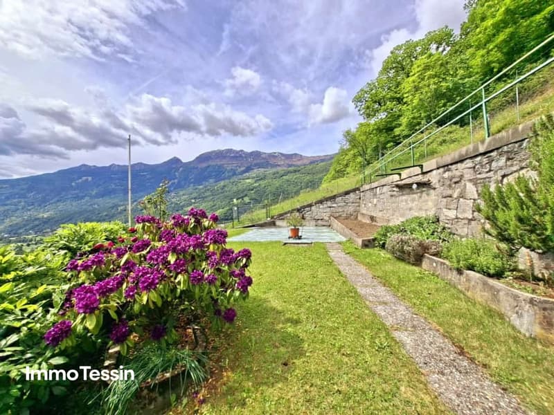 Sonniges Haus mit grossem Aussenbereich zwischen Bellinzona und dem Lukmanier Pass 18
