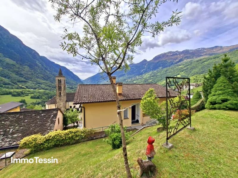 Sonniges Haus mit grossem Aussenbereich zwischen Bellinzona und dem Lukmanier Pass 16