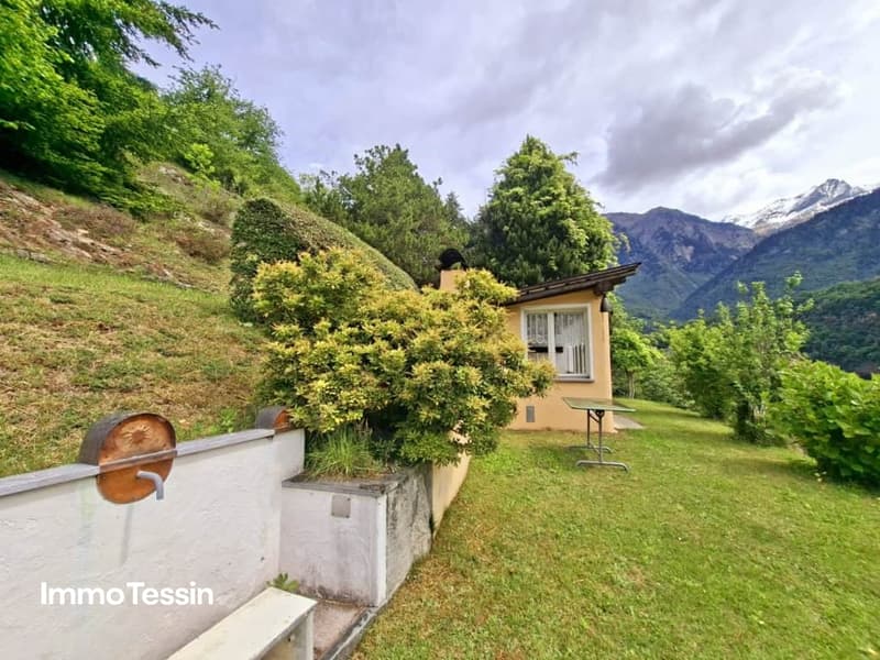 Sonniges Haus mit grossem Aussenbereich zwischen Bellinzona und dem Lukmanier Pass 17