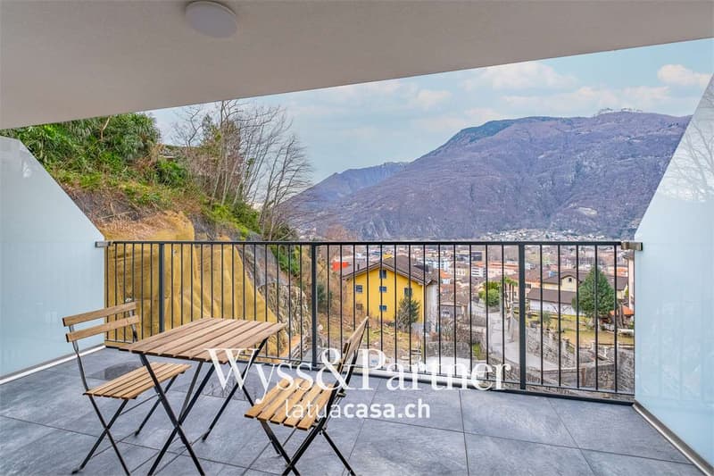 Bellinzona, 1.5 locali semiarredato in zona panora (1)