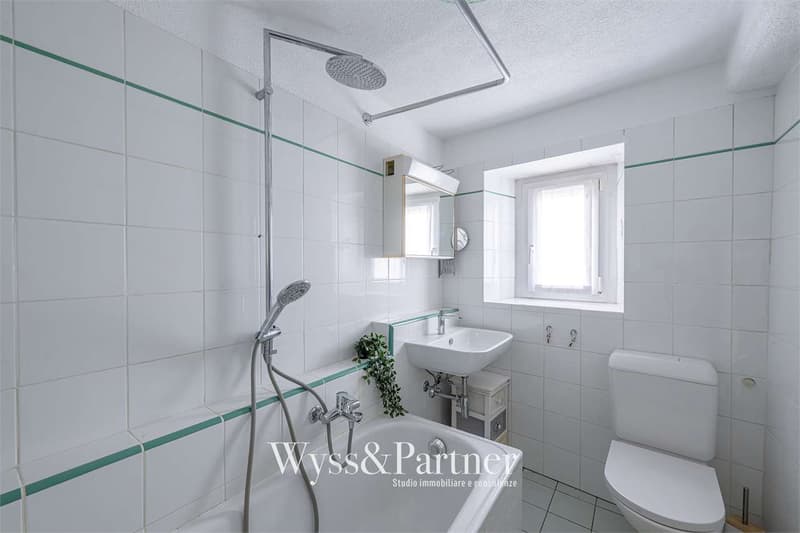 Brè sopra Lugano -Ampio duplex di 4.5 locali con giardino (11)