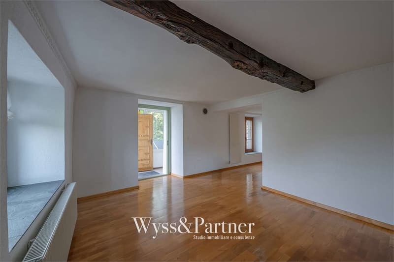 Brè sopra Lugano -Ampio duplex di 4.5 locali con giardino (3)