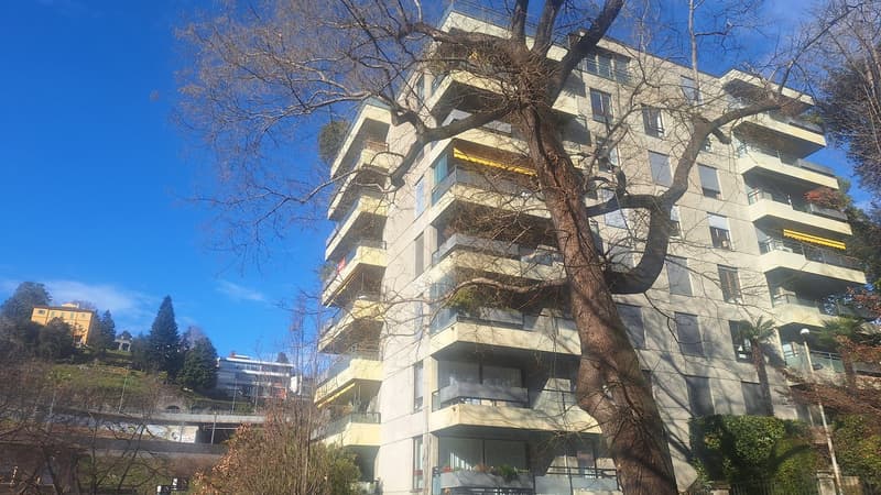 Lugano Centrale, Luminoso Appartamento con ampia Terrazza, cantina, posto auto (16)
