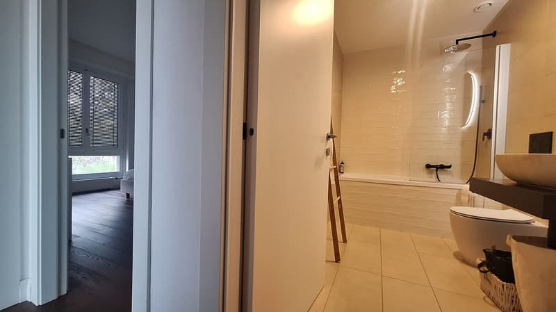 Lugano Centrale, Luminoso Appartamento con ampia Terrazza, cantina, posto auto (7)