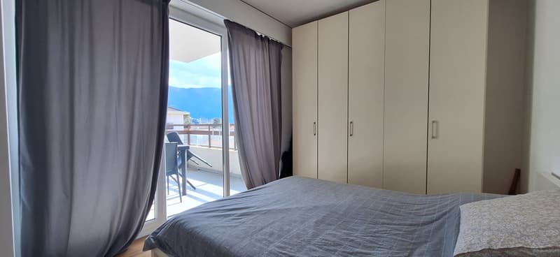 Centro Lugano, Piano Attico Appartamento loc 2,5, Terrazza, Balcone, Posto Auto coperto. (13)