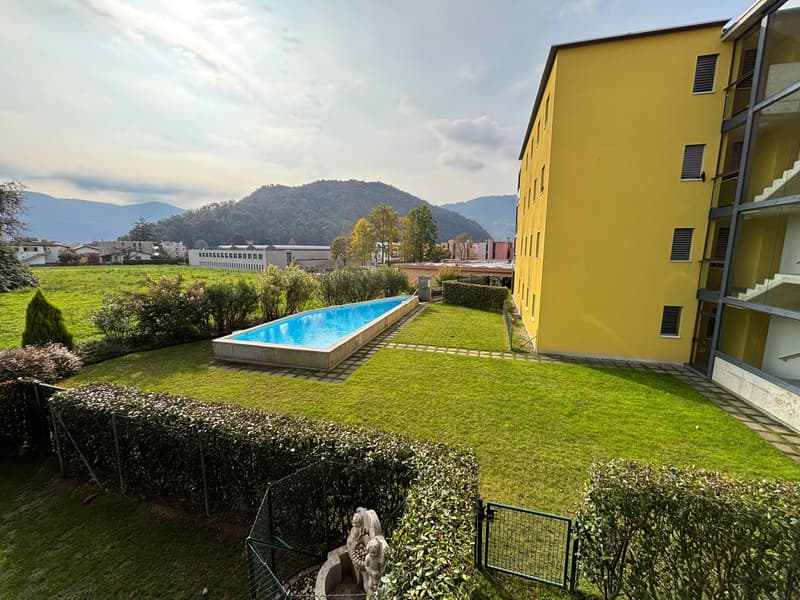 Moderno 1,5/2 locali ammobiliato con terrazzo e piscina (8)