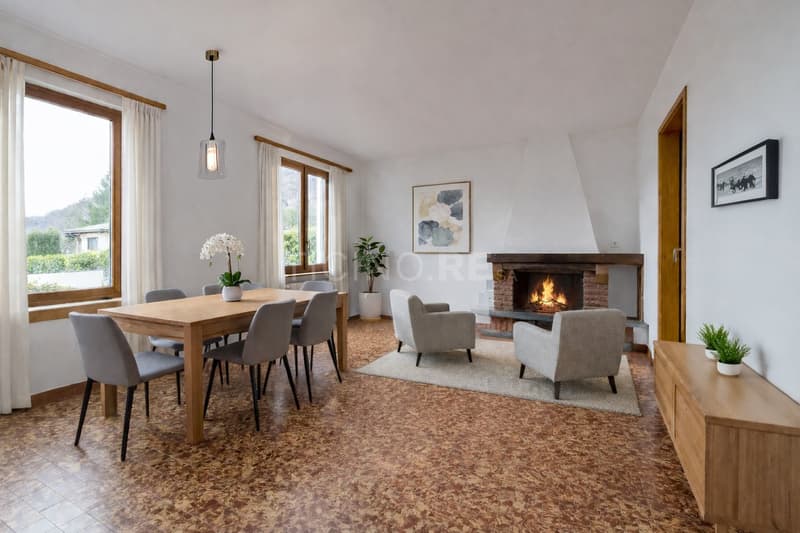 Per gli amanti delle proprietà di carattere – Villa di charme con ampio giardino a Manno (5)
