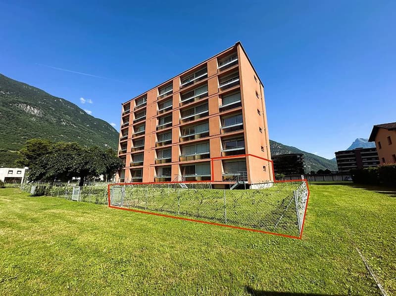 BIASCA: LUMINOSO 4.5 LOCALI CON GIARDINO (9)