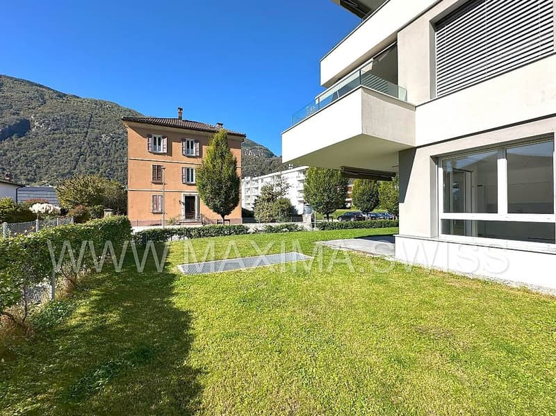 BELLINZONA PARCO GERETTA: MODERNO CON GIARDINO (7)