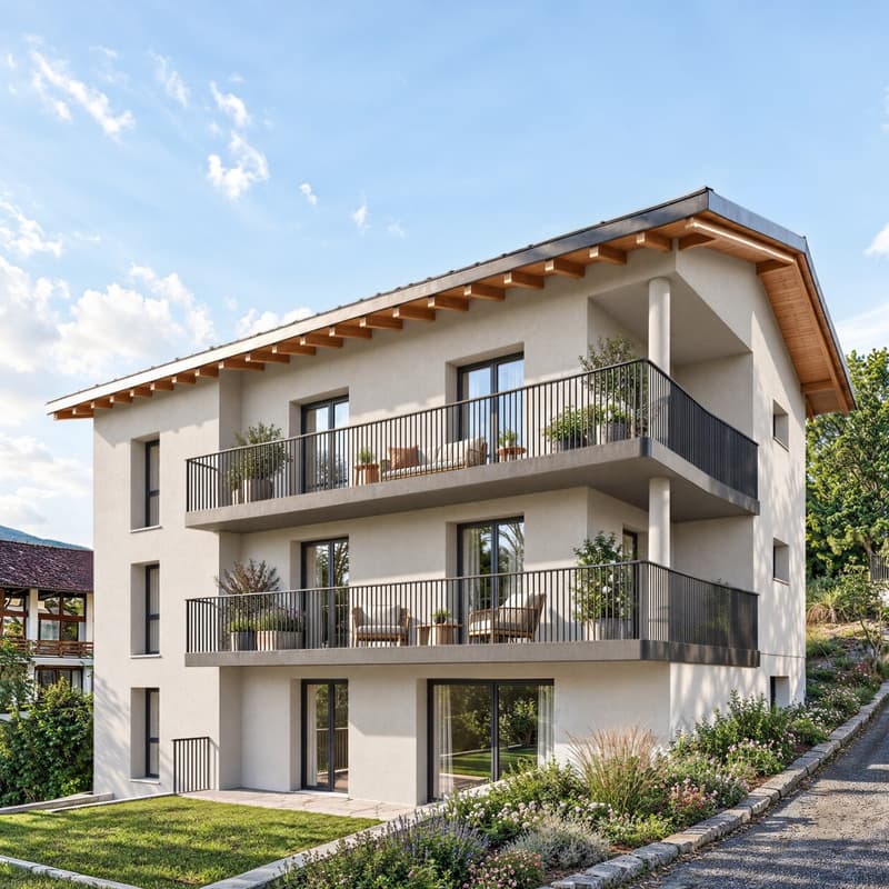 LUGANO-CADRO: NUOVA RESIDENZA LIAM: 4.5 locali con terrazzo e giardino (1)