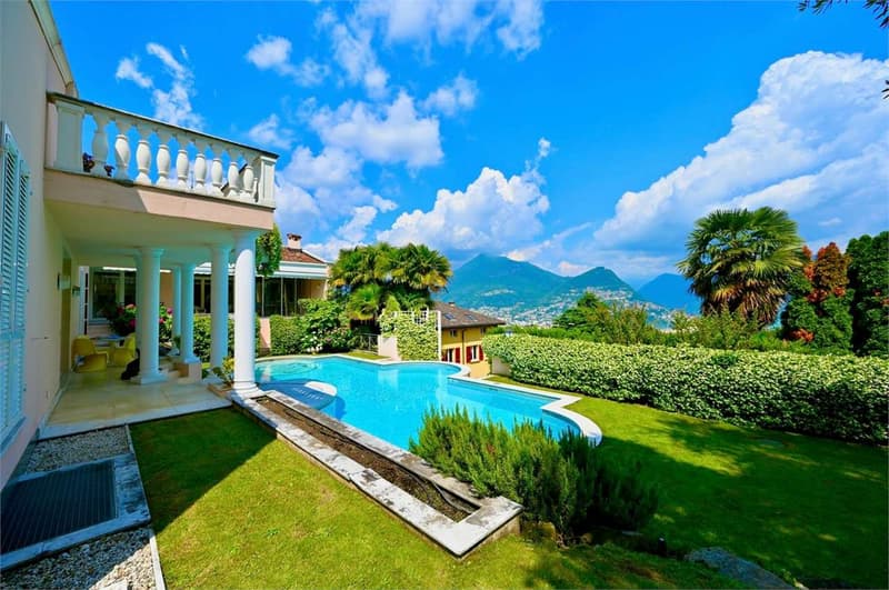 Villa di lusso con vista lago a Breganzona (1)