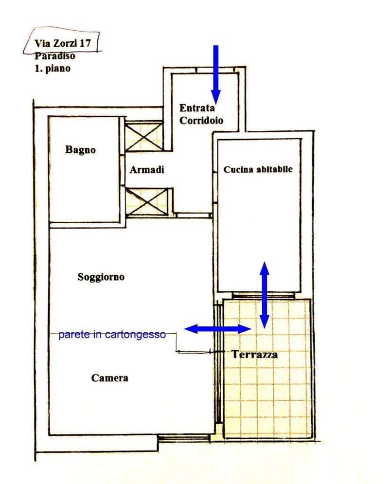 Comodo appartamento in centro a Paradiso (7)