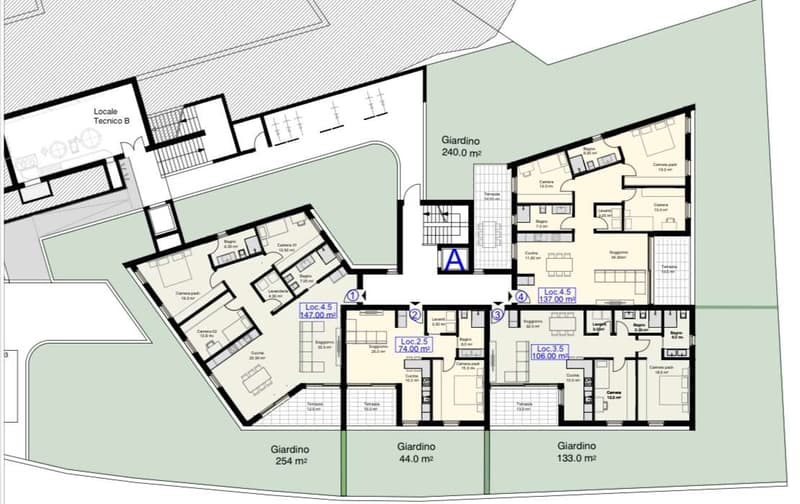 Splendido appartamento alto standing con giardino privato (8)