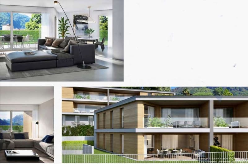 Elegante appartamento 3,5 locali nuovo nel verde (2)