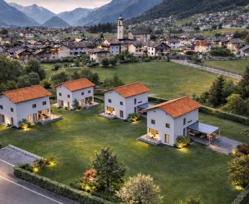 Terreno con licenza edilizia approvata a Cevio nella Valle Maggia (1)