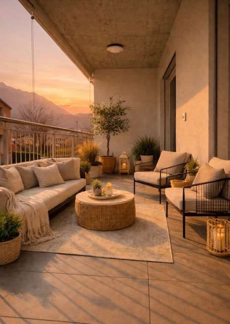 Elegante appartamento con ampia terrazza vista aperta disponibile da s (6)
