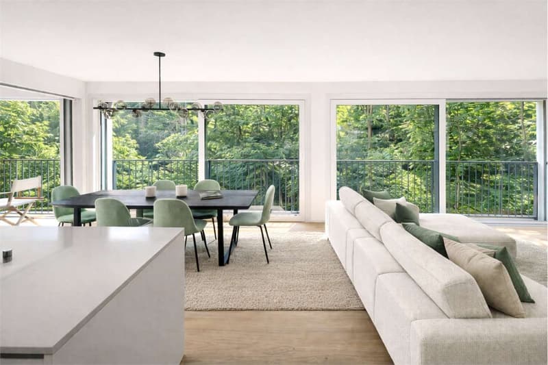 LUMINOSO APPARTAMENTO DI DESIGN IMMERSO NELLA NATURA (2)