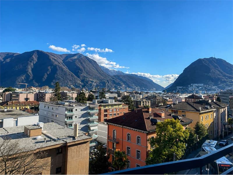 FERIENWOHNUNG MIT SEEBLICK IM HERZEN VON LUGANO (2)
