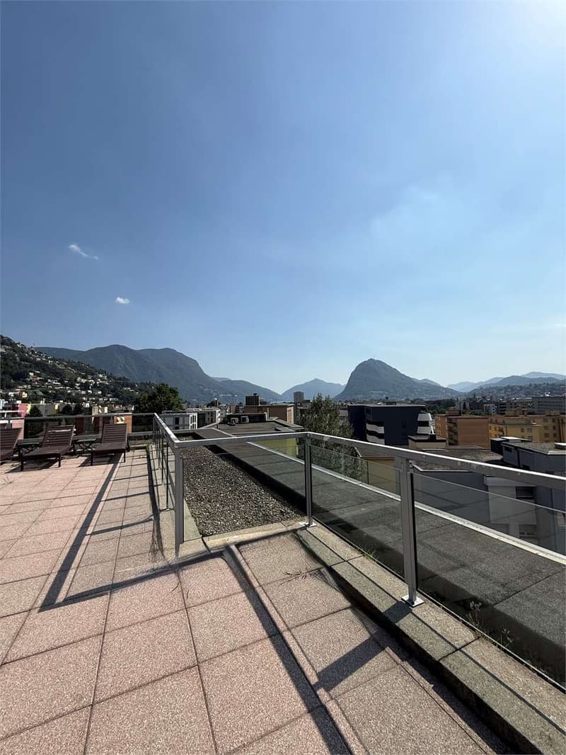 Attico moderno di 4,5 locali con vasto spazio esterno e rooftop a Luga (2)