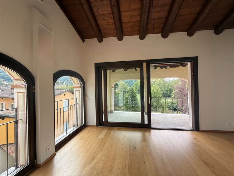 Appartamento attico di 5,5 locali con terrazzo e giardino privato ad O (3)