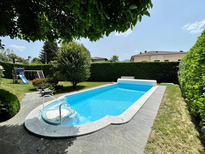 Morbio Inferiore: splendido 5.5 loc. con terrazzo, giardino e piscina (1)