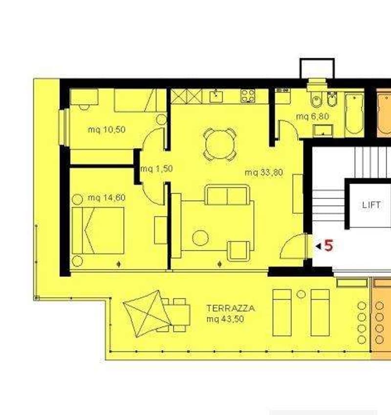 Appartamento 3.5 loc. con terrazza e giardino (8)