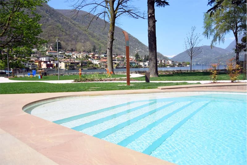 RIVA SAN VITALE: LUSSUOSO 3.5 LOC. A LAGO ARREDATO (9)
