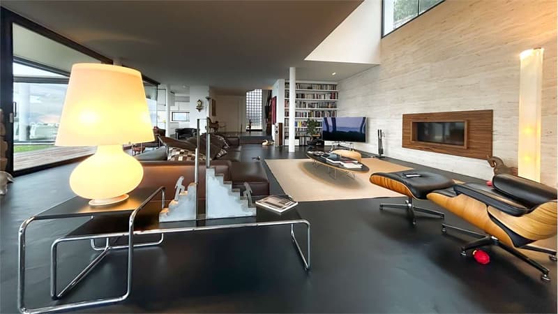 Lugano: villa contemporanea di prestigio con piscina e vista lago (8)