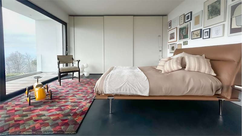 Lugano: villa contemporanea di prestigio con piscina e vista lago (12)