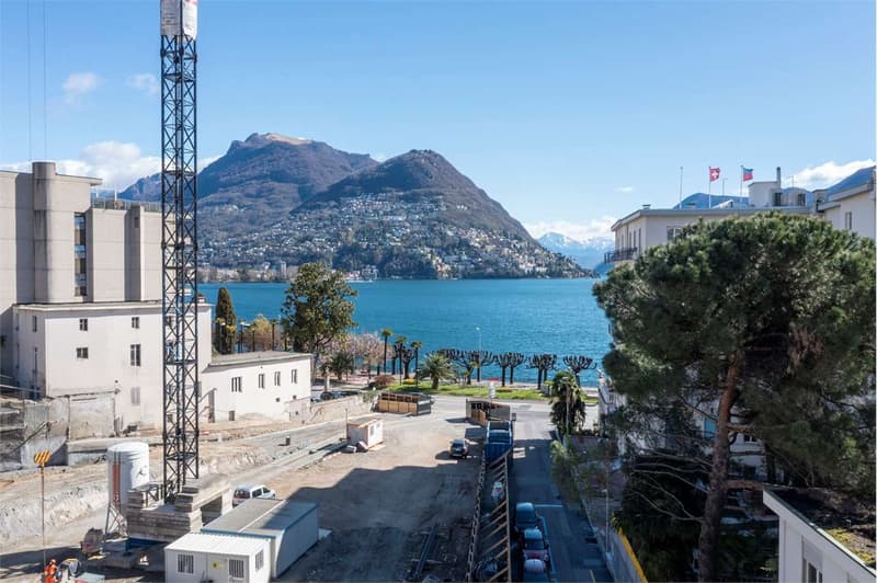 Lugano centro: nuovo appartamento con giardino a pochi passi dal lago (6)