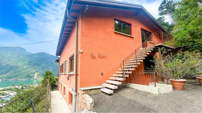 MELANO: CASA PLURIFAMILIARE CON VISTA LAGO (4)