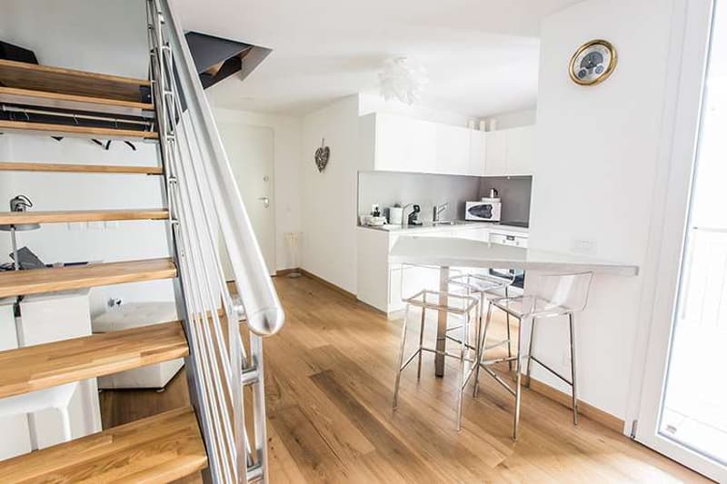 Mendrisio-Capolago: moderno 2,5 loc. duplex nel nucleo (4)
