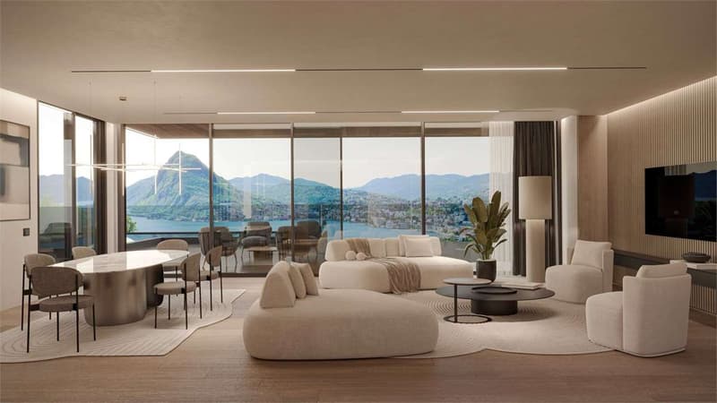 APPARTAMENTO DI LUSSO 4,5 LOCALI VISTA LAGO (6)