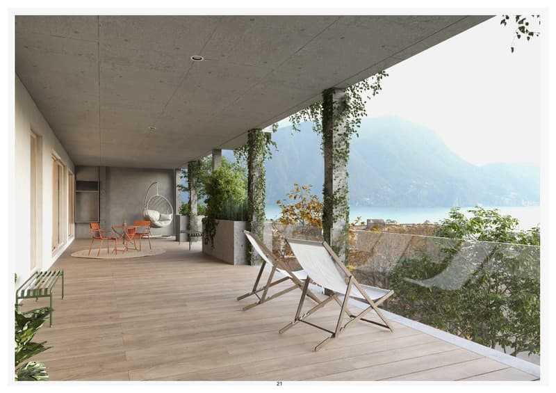 Residenza Selva - Appartamento di 4.5 Locali a Massagno con vista panoramica. (7)