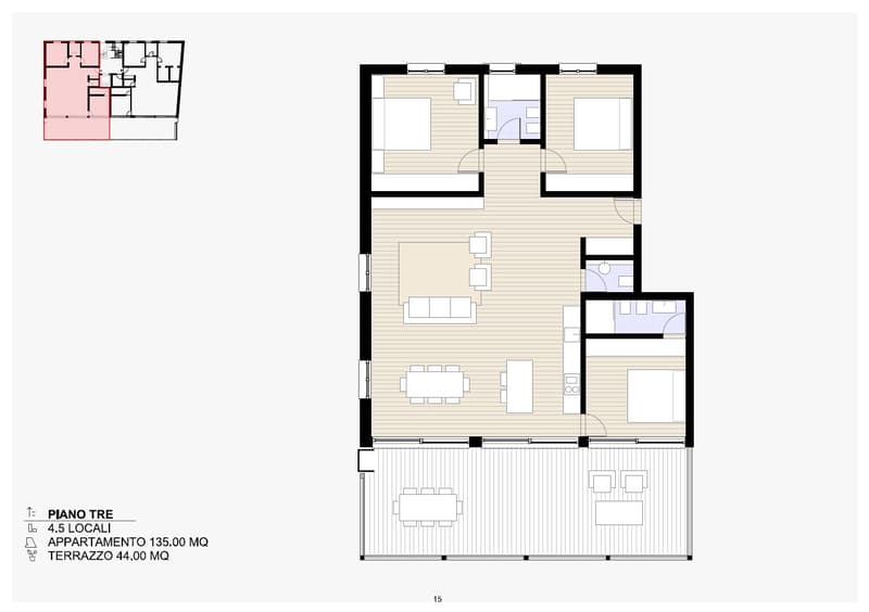 Residenza Selva - Appartamento di 4.5 Locali a Massagno con vista panoramica. (2)