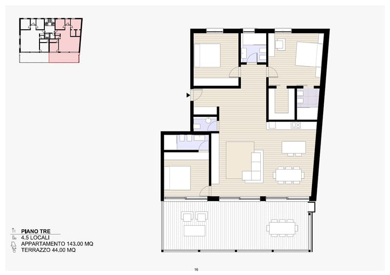 Residenza Selva - Appartamento di 4.5 Locali a Massagno con vista panoramica. (8)